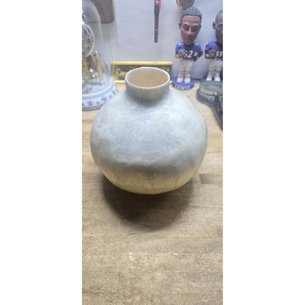 Vintage Pearlized Capiz Shell Vase